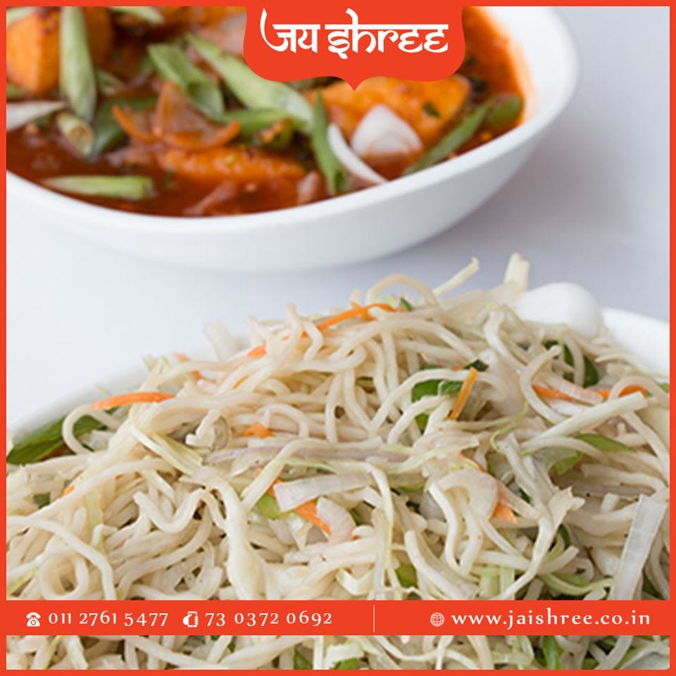 Best Chilli Garlic Hakka Noodles at Jaishree Chinese Food Delivery Near Me in Burari by Jai