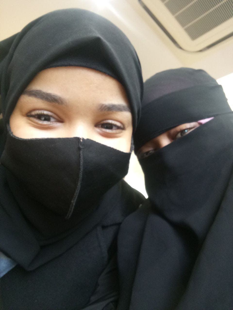Our Daughters and Hijab. Mother and daughter selfie by The