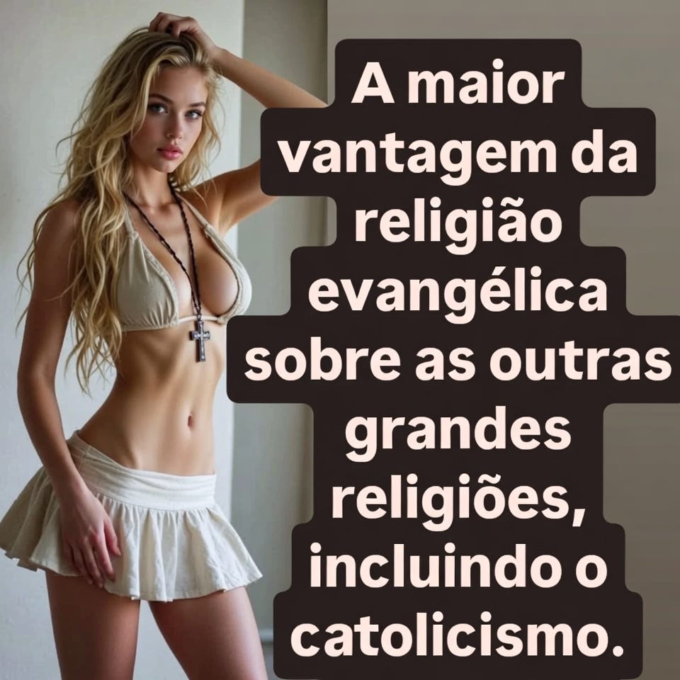 A maior vantagem da religião evangélica sobre as outras grandes religiões, incluindo o catolicismo.
