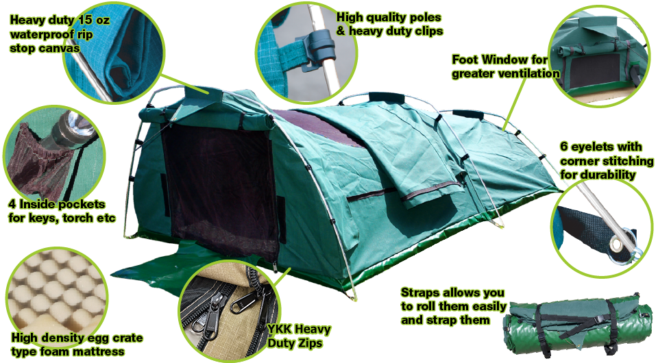 Techniice — Australian swag company Jungle Reef Outdoors by Techni