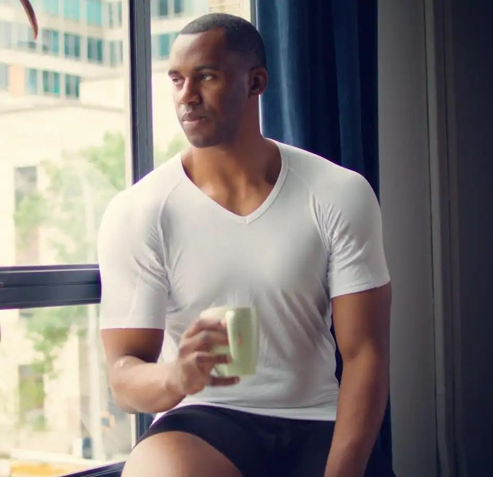 v neck undershirt