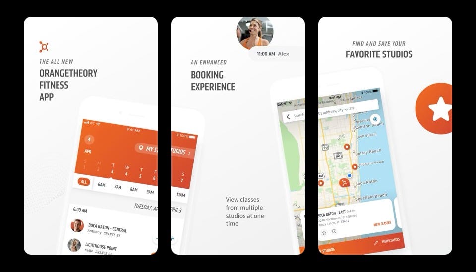 Patterns + Flows Orangetheory App by Maddy Higgins Medium