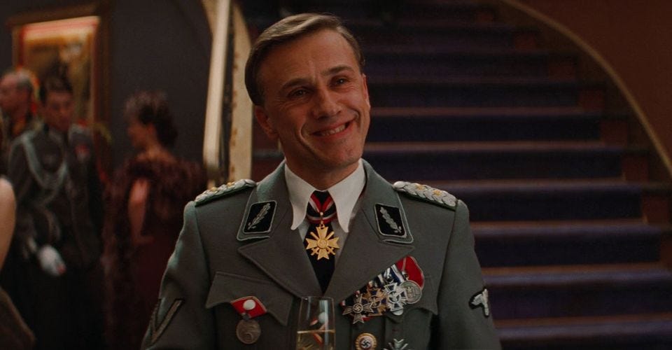 Why Hans Landa from Inglourious Basterds is The Greatest Villain by