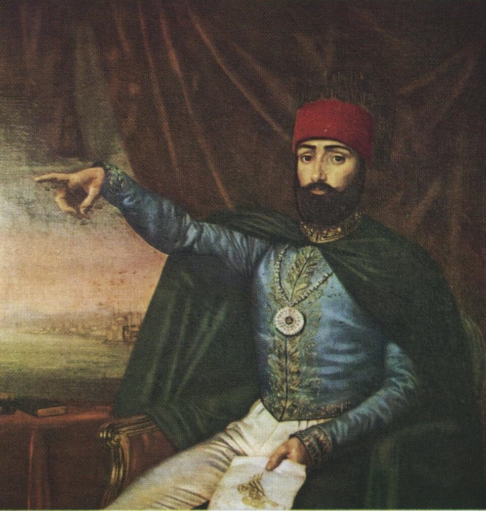 Sultan Mahmud II (1808–1839). Penggagas reformasi militer dan birokrasi Ottoman. Sumber : Wikimedia Commons (Domain Public)