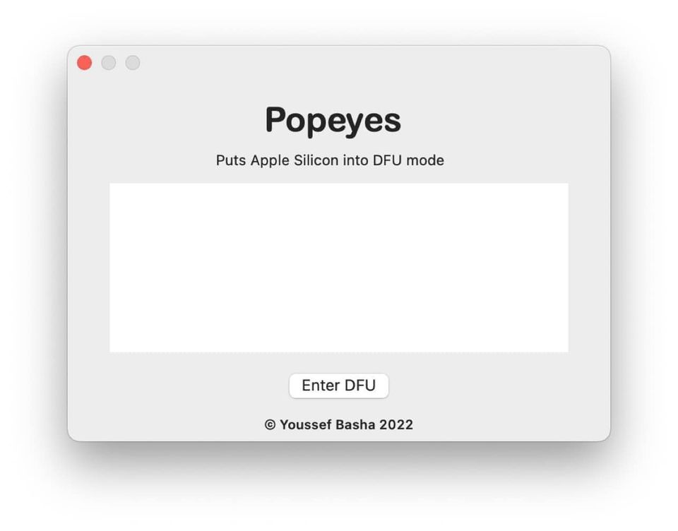 Popeyes Mac Tool Put Apple Silicon Mac into DFU Mode 2024 by Lala