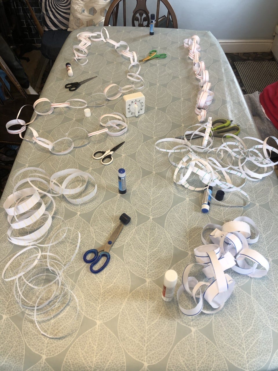 Paper Chain Challenge. How long can you make a paper chain? by Drax Drax Medium