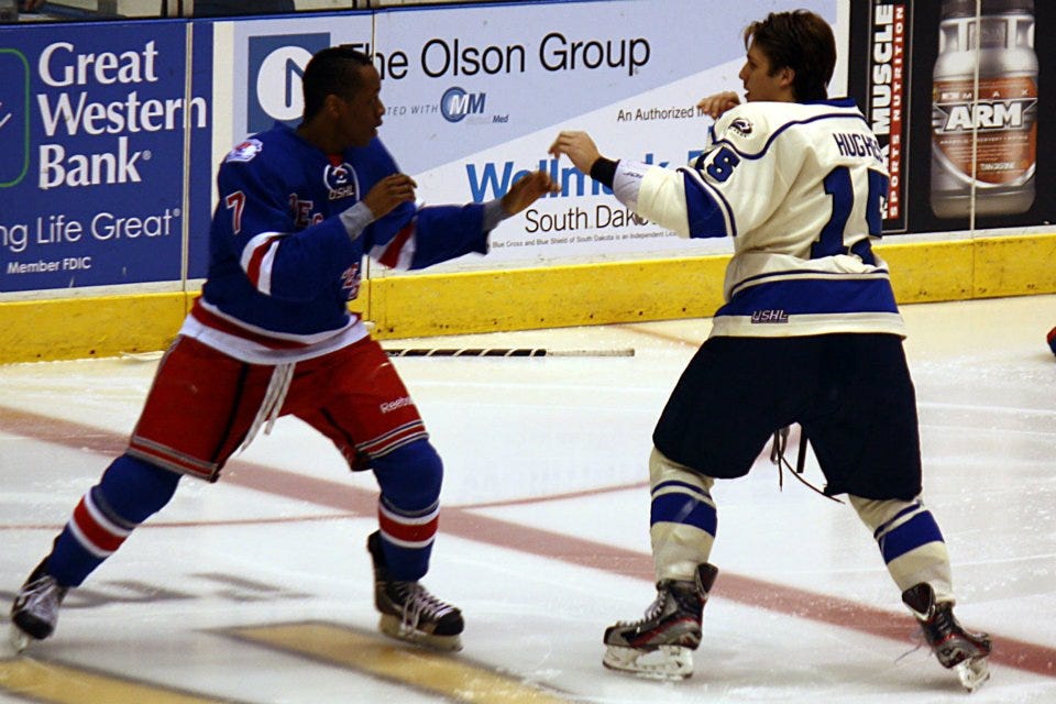 The enforcer of his life. Mitch Hughes' life as he once knew it… | by Nate  Lee Okonek | ROYAL REPORT | Medium
