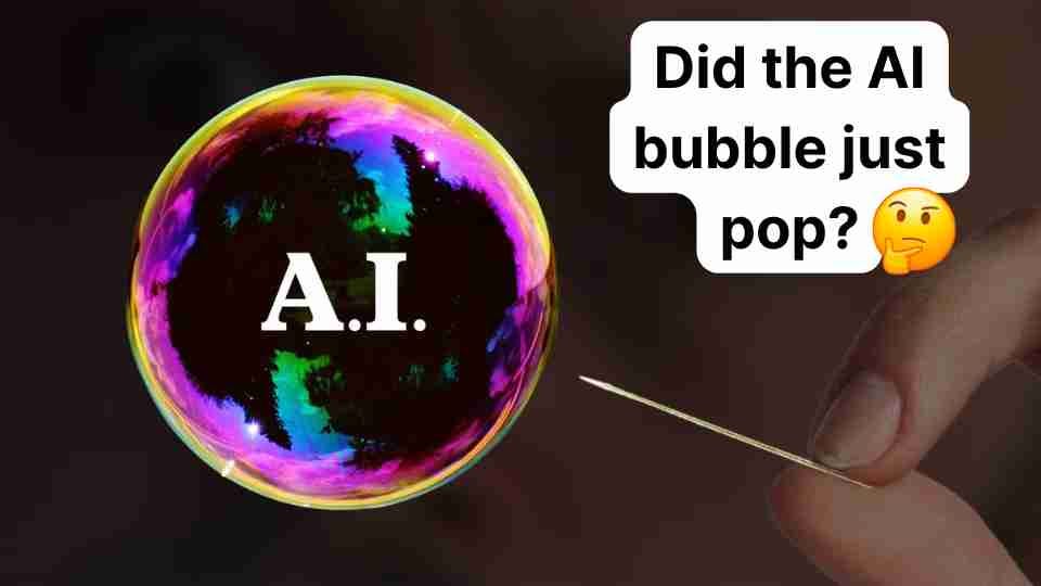 Did the AI bubble just pop?. Popular AI stocks have been struggling