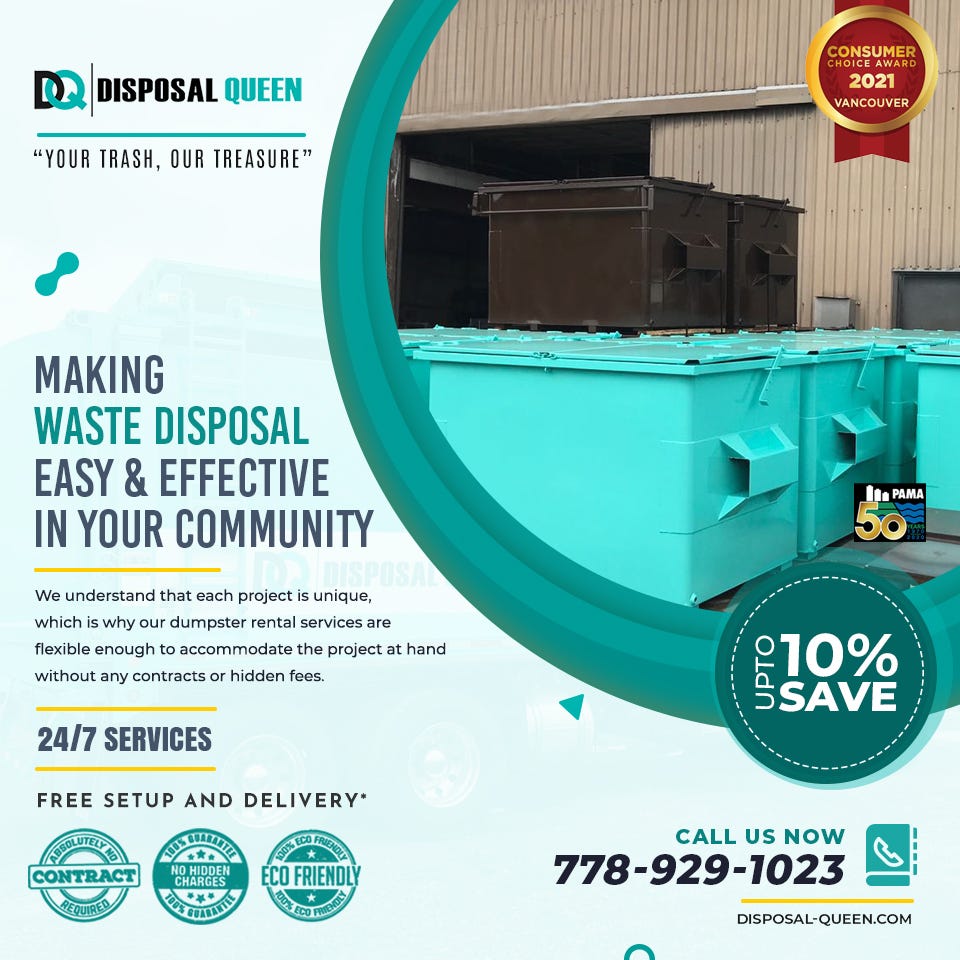 Making Waste Disposal Easy and Effective in your Community Disposal