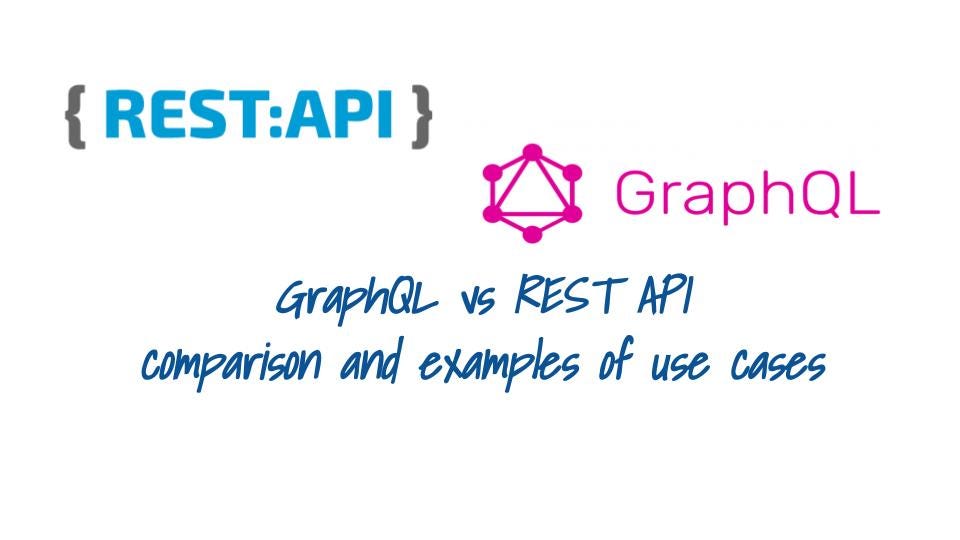 GraphQL and REST are simply two ways to send data over HTTP, where ...