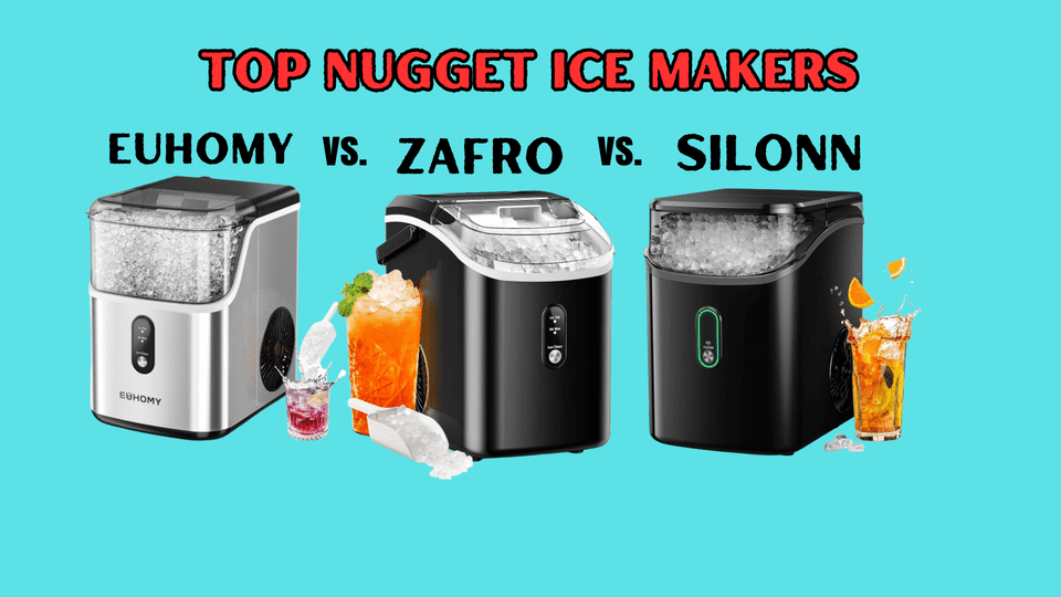 Ultimate Comparison of Top Nugget Ice Makers for Your Home – EUHOMY vs. ZAFRO vs. Silonn