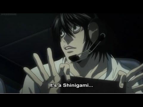 L ( Death Note ) - Does Light Yagami become a Shinigami?