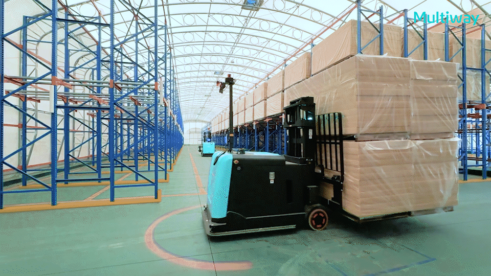 Korean Byucksan Group ×Multiway Robotics: Drive-in Rack Automation Project Implemented, Efficiency…
