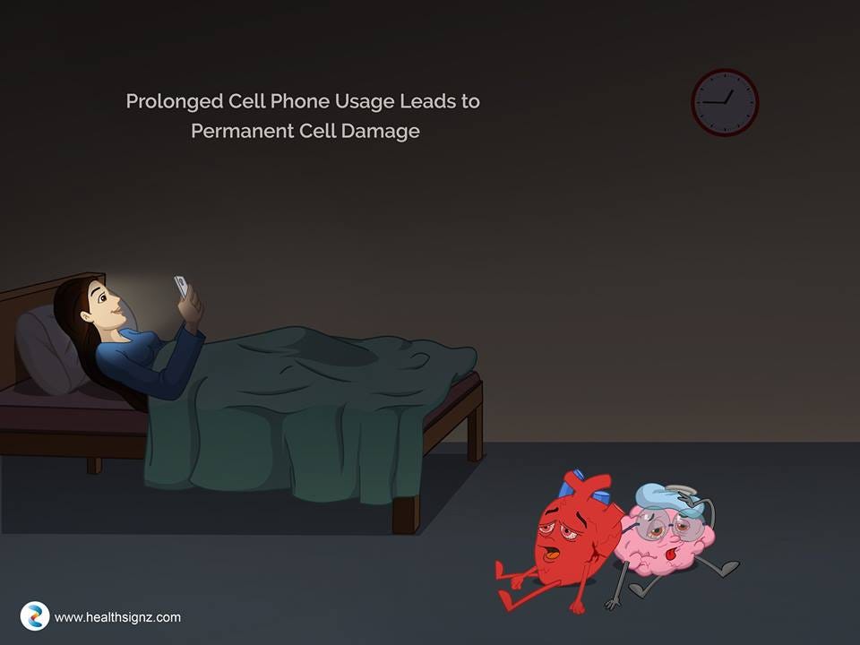 Using a mobile phone before bed has been shown to interfere with sleep