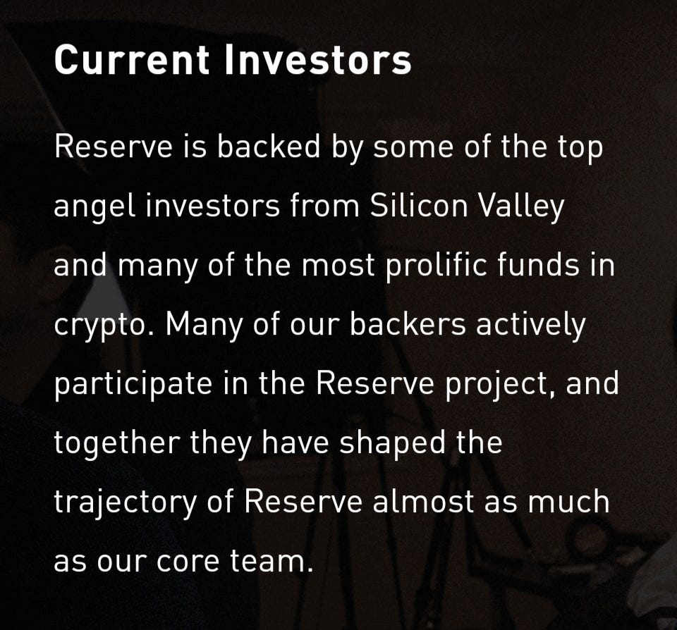 RESERVE RIGHTS — website www.reserve.org | by Bitcointrapper | Medium