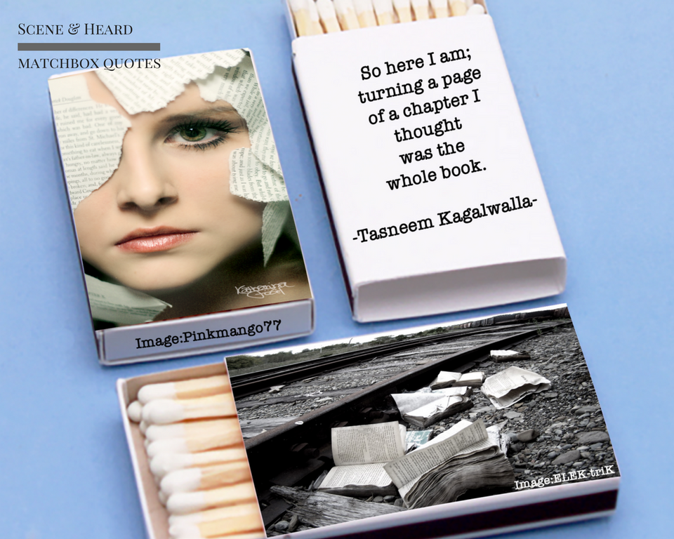 Life. Matchbox Quotes Day 13 by Tasneem Kagalwalla Scene & Heard (SNH) Medium