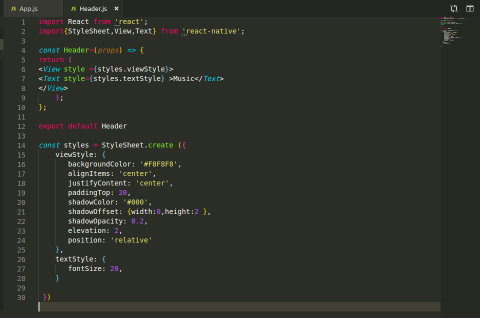 Header -React Native. Header is one of the most important… | by Akbar ...