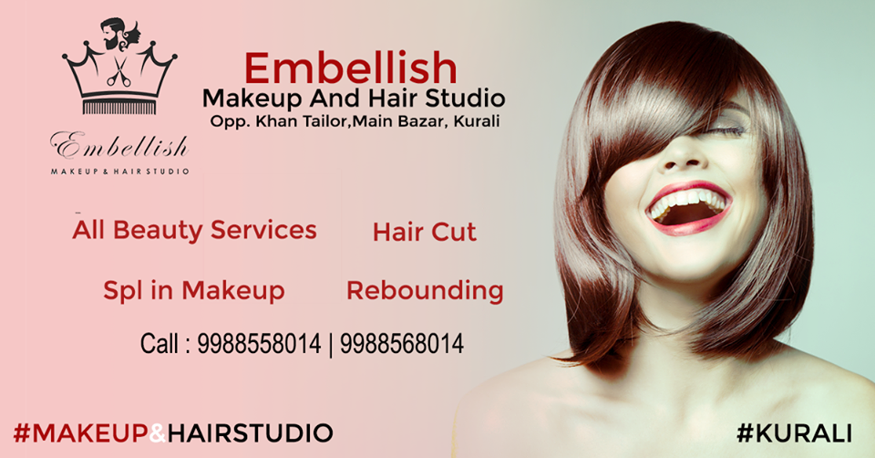Embellish Makeup Hair Salon Kurali by Embellish Salon Medium