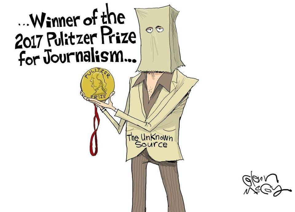 Inside Journalism: Use of anonymous sources is hardly Fake News | by ...