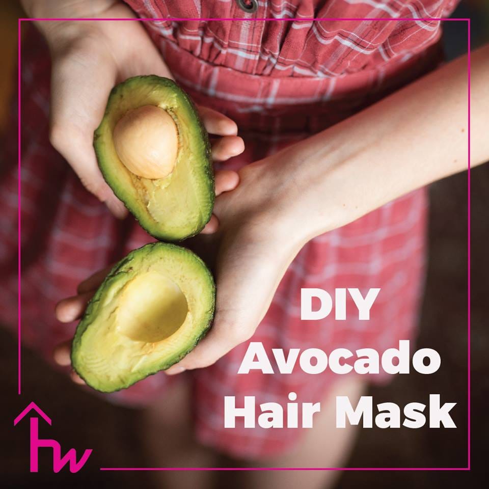 homemade avocado facial mask