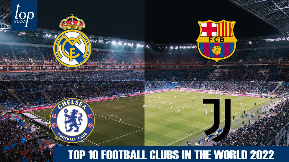 top 10 football clubs in the world 2022 by topseee Medium