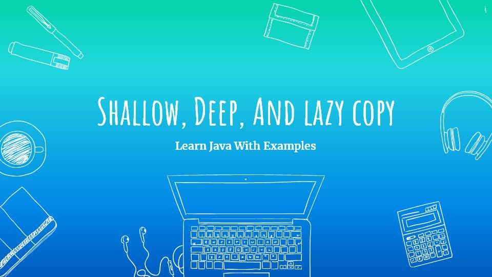 java assignment shallow copy