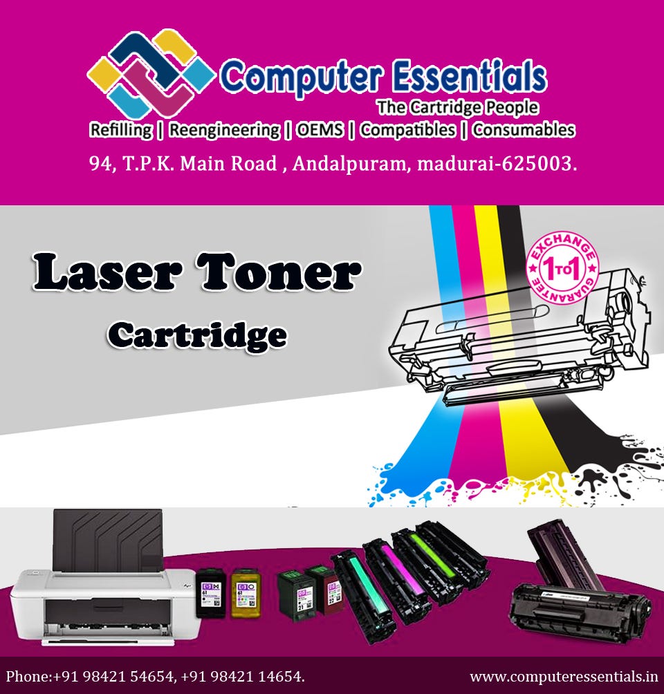 Laser Toner Cartridge Are The Solution For a Pollution Free Environment |  by Computer Essentials | Medium