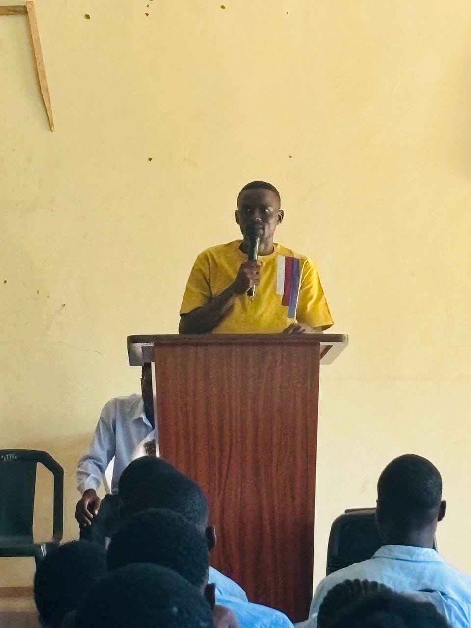 THE ORIENTATION PROGRAM HELD TODAY FOR THE 100L STUDENTS