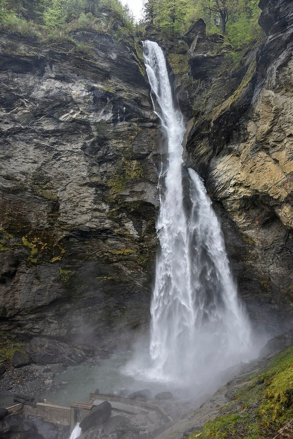 The Reichenbach Falls (Wikimedia Commons)