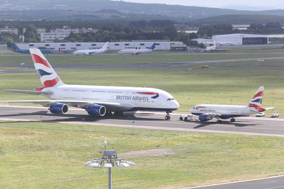 The A380 Compared to an A320