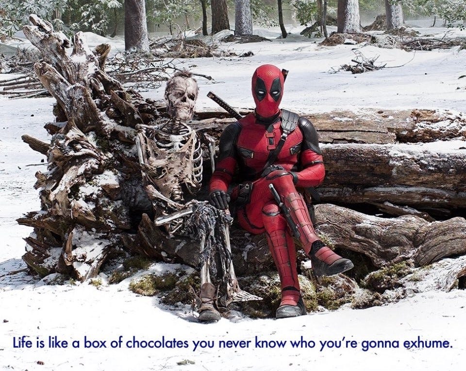 A poster from Deadpool & Wolverine (2024), owned by Walt Disney Studios