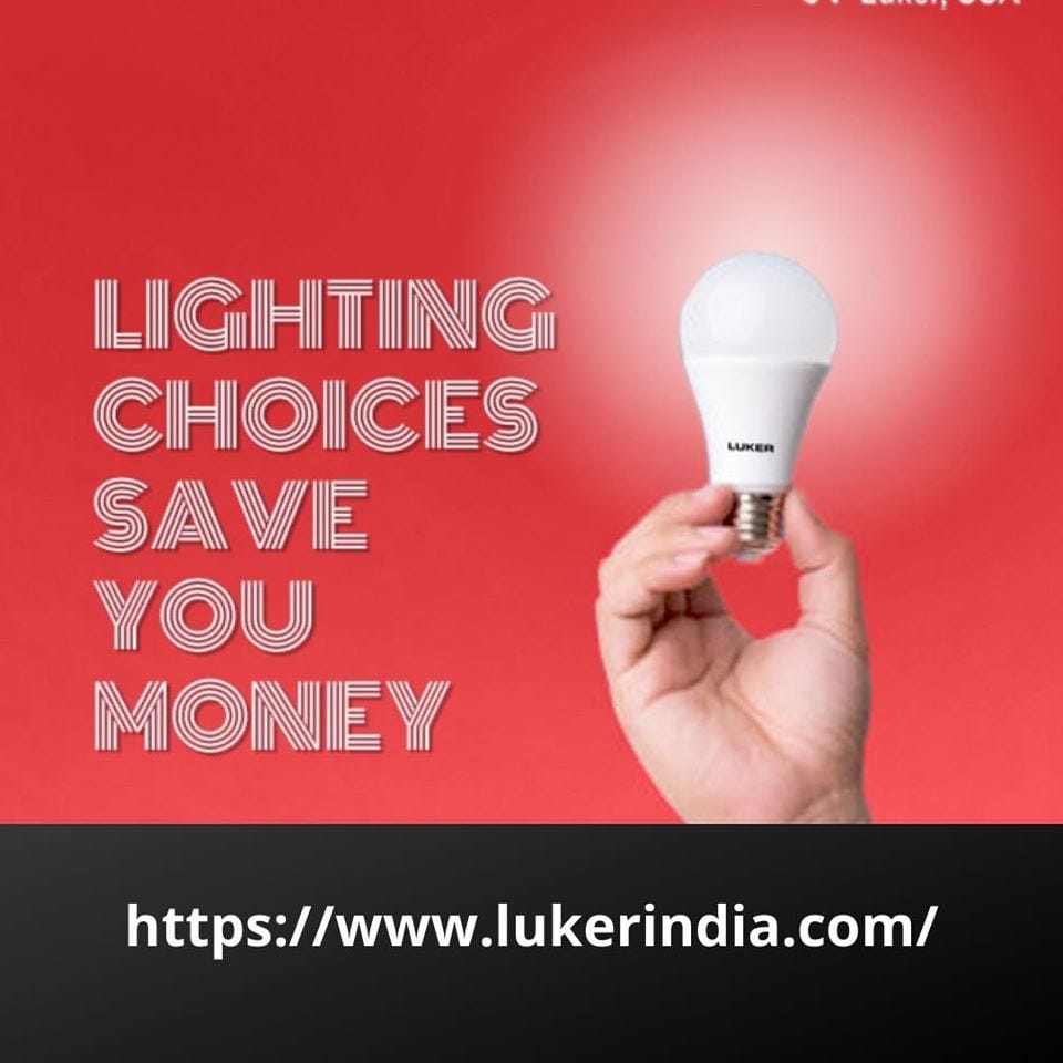 Emergency Bulb. How to choose an LED bulb to save on… by Lukerindia