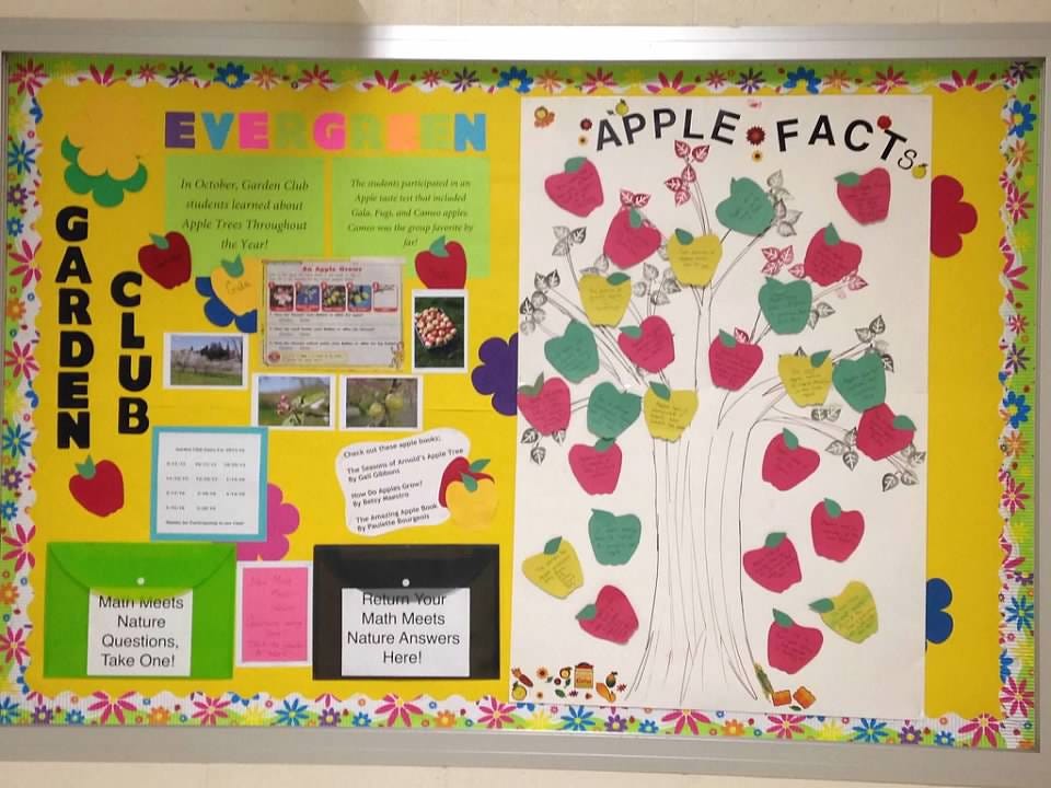 My bulletin boards were made to extend engagement to the whole student body at an elementary school. © Carol Labuzzetta, 2015.