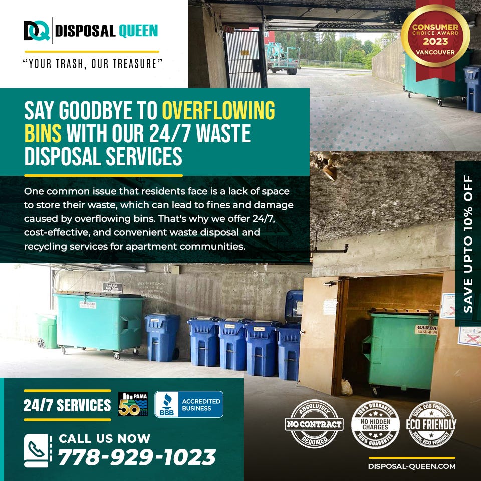 Say Goodbye to Overflowing Bins with Our 24/7 Waste Disposal Services