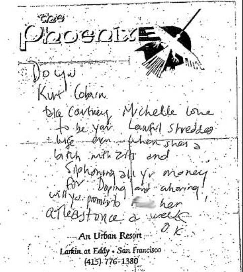 What Everyone Could Be Missing About the Kurt Cobain 'Bitch With Zits'  Letter | by Alt Ledes | Alt Ledes | Medium