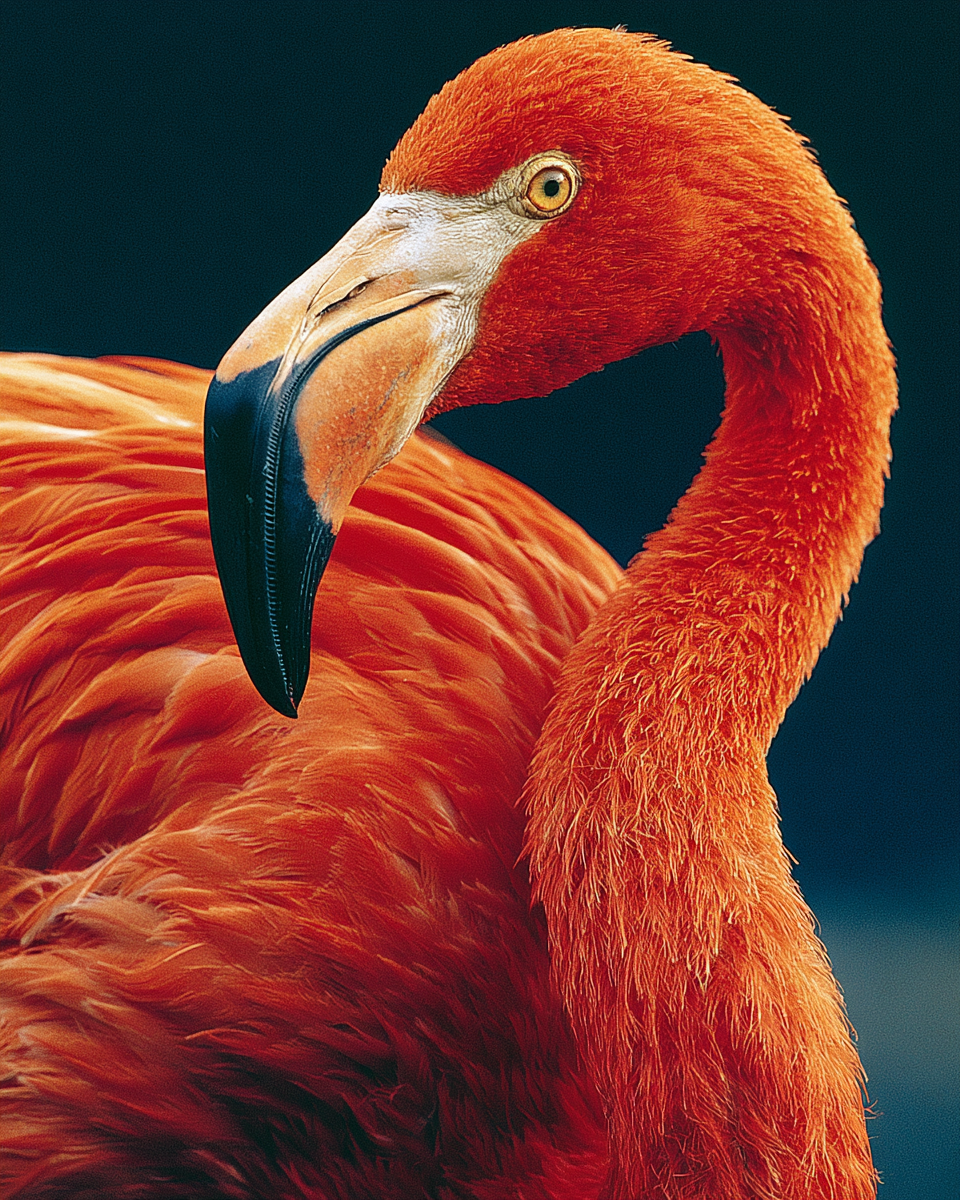 a beautiful flamingo image using SREF code: 3545412622 — created by the author in Midjourney v8.1