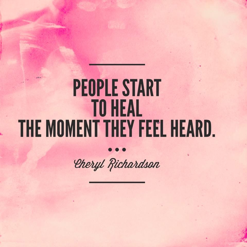 Do you feel heard?. Taking the time to truly listen to each… | by Dr ...