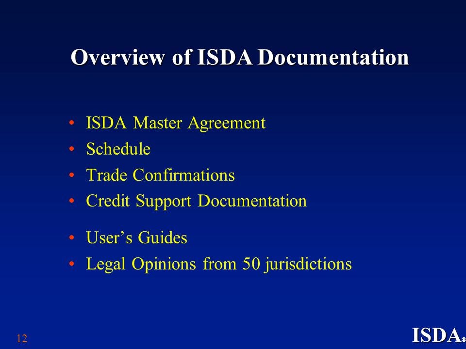 International Swaps and Derivatives Association (ISDA) | by