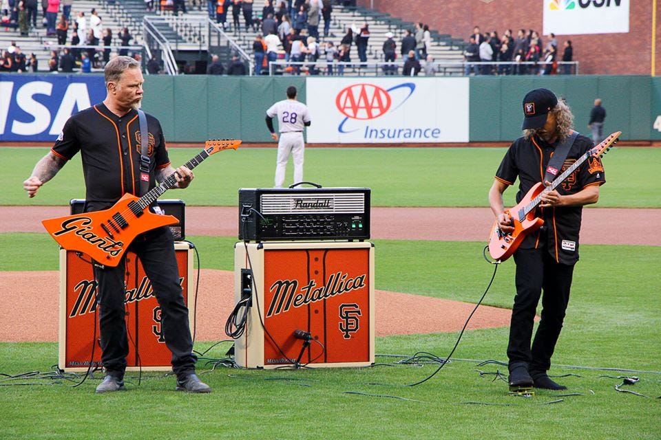A Rockin' “Metallica Night” at San Francisco's AT&T Ballpark, by Jeff  Gorra