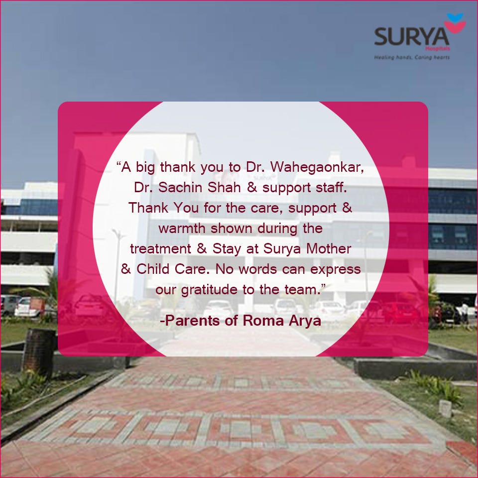 Parent Reviews — Surya Mother & Child Care, Pune by Surya Hospitals