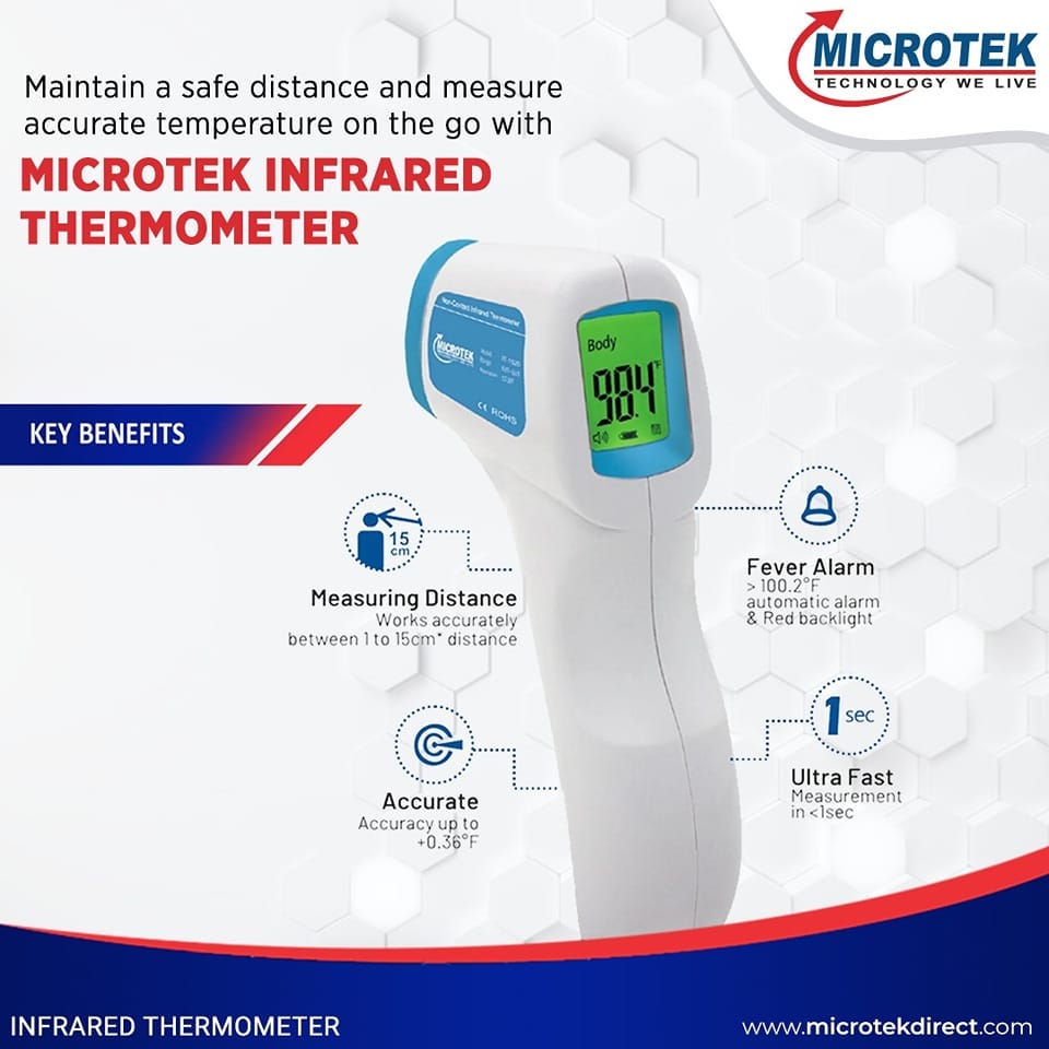 Infrared thermometer Microtek international Medium