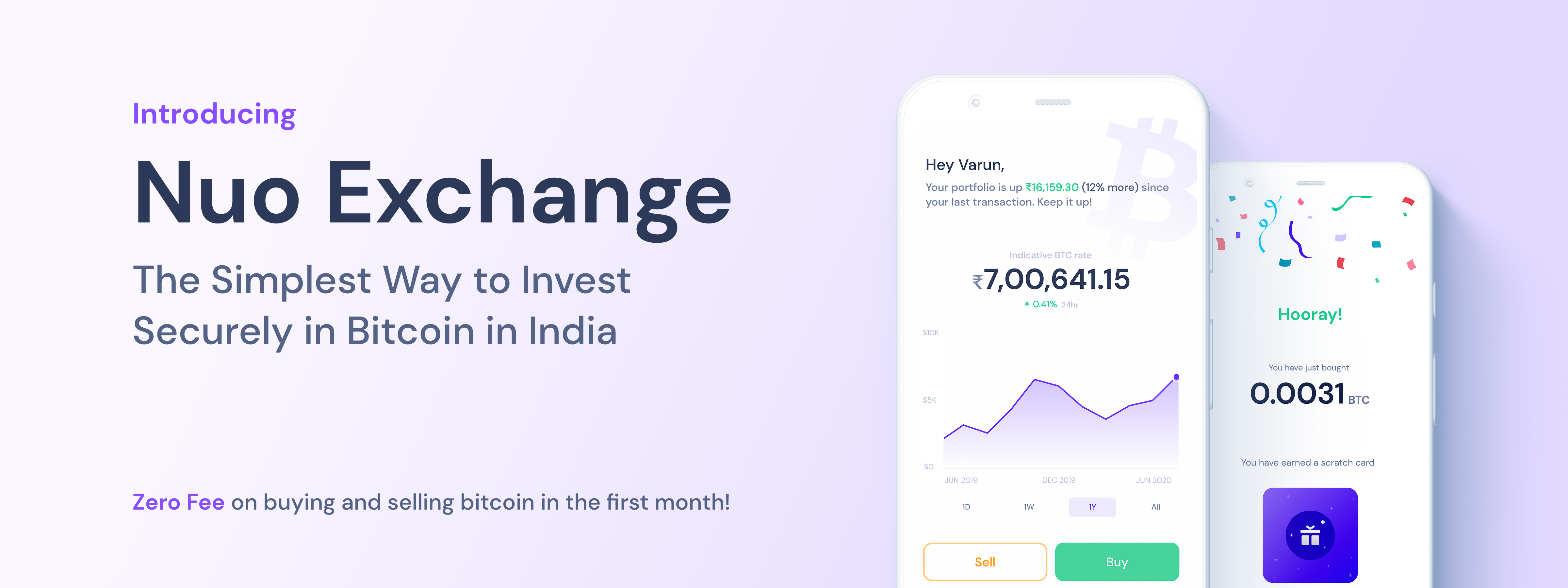 Nuo Exchange 🇮🇳 — The simplest way to invest in Bitcoin | by Siddharth  Verma | Nuo Network | Medium