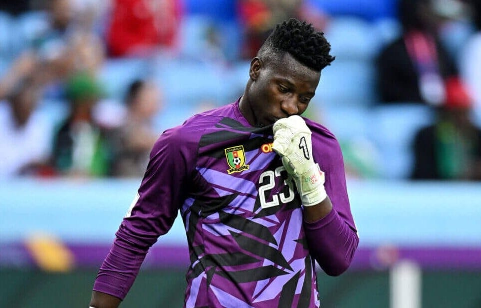 Andre Onana Dicoret dari Skuad Timnas Cameroon Piala Afrika 2025