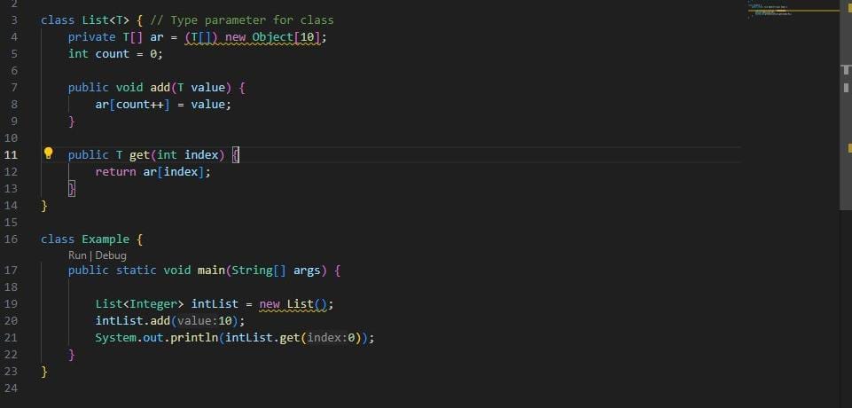 Generics In Java Today I decided to talk about Java generics and a ...