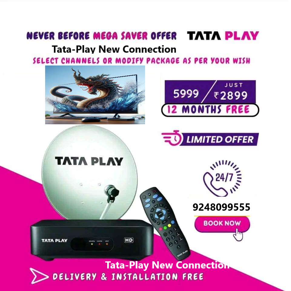 Buy New Tata Play Connection In Amberpet 500013 Hyderabad 9248099555 ...