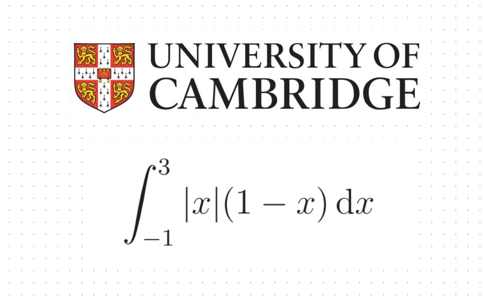 Can You Solve This Integral From Cambridge University?