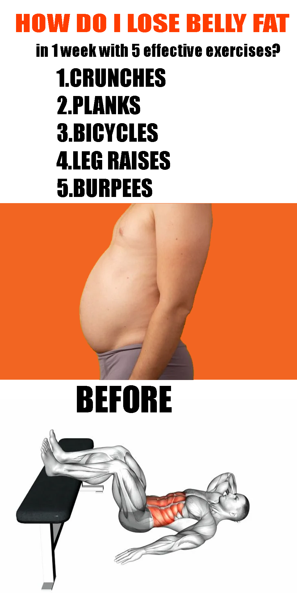 How Do I Lose Belly Fat In 1 Week With 5 Effective Exercises By 