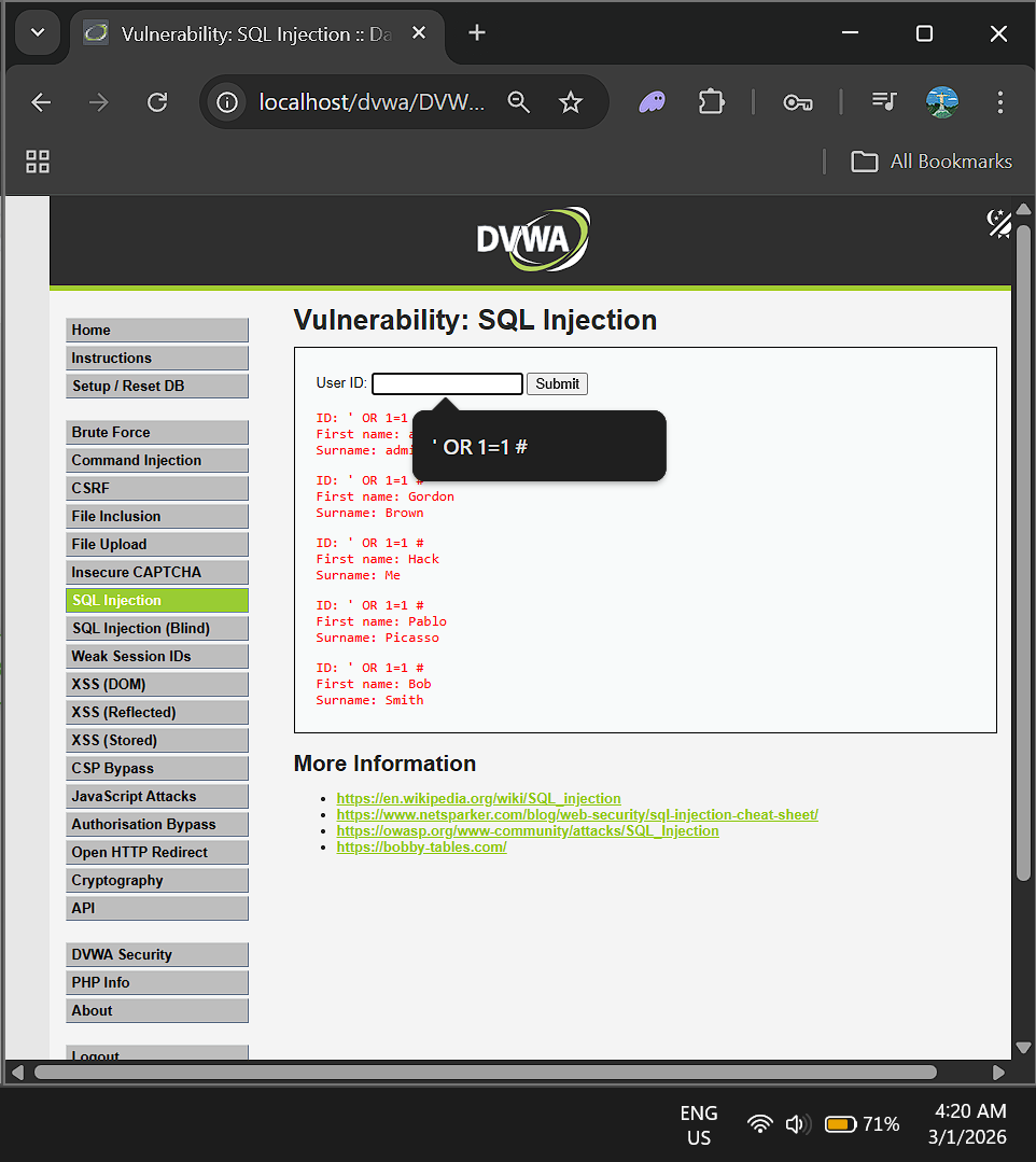 Understanding SQL injection: A Practical Guide on DVWA | by Mawira ...