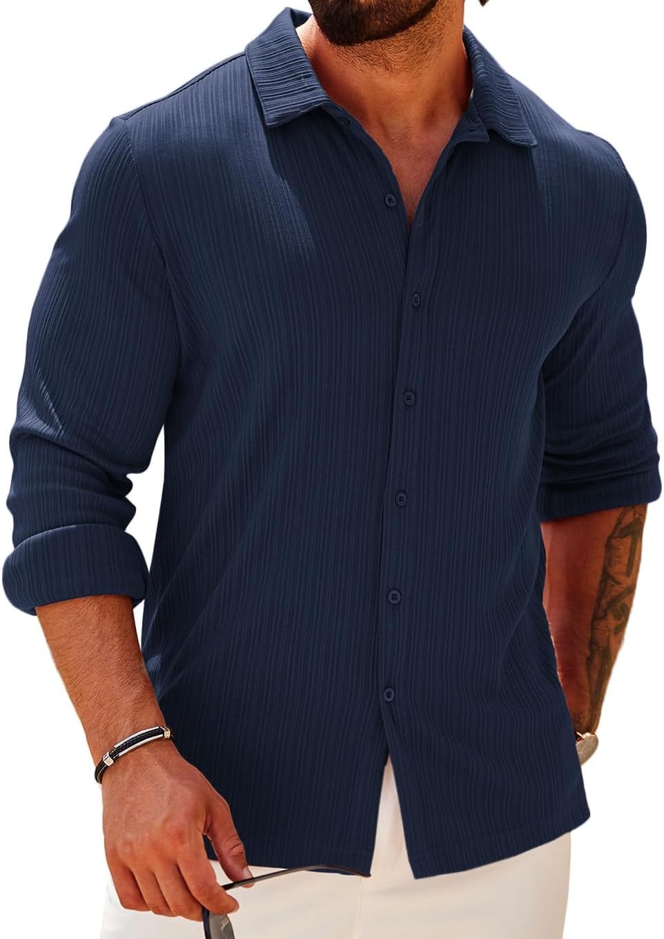COOFANDY Athletic Fit Dress Shirts by Olivia Angel Feb, 2024 Medium