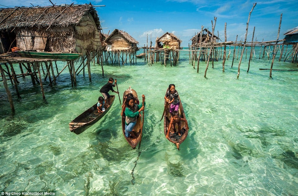 The Incredible Bajau People May Be The Most Aquatic Humans On Earth | by  Yewande Ade | Lessons from History | Medium